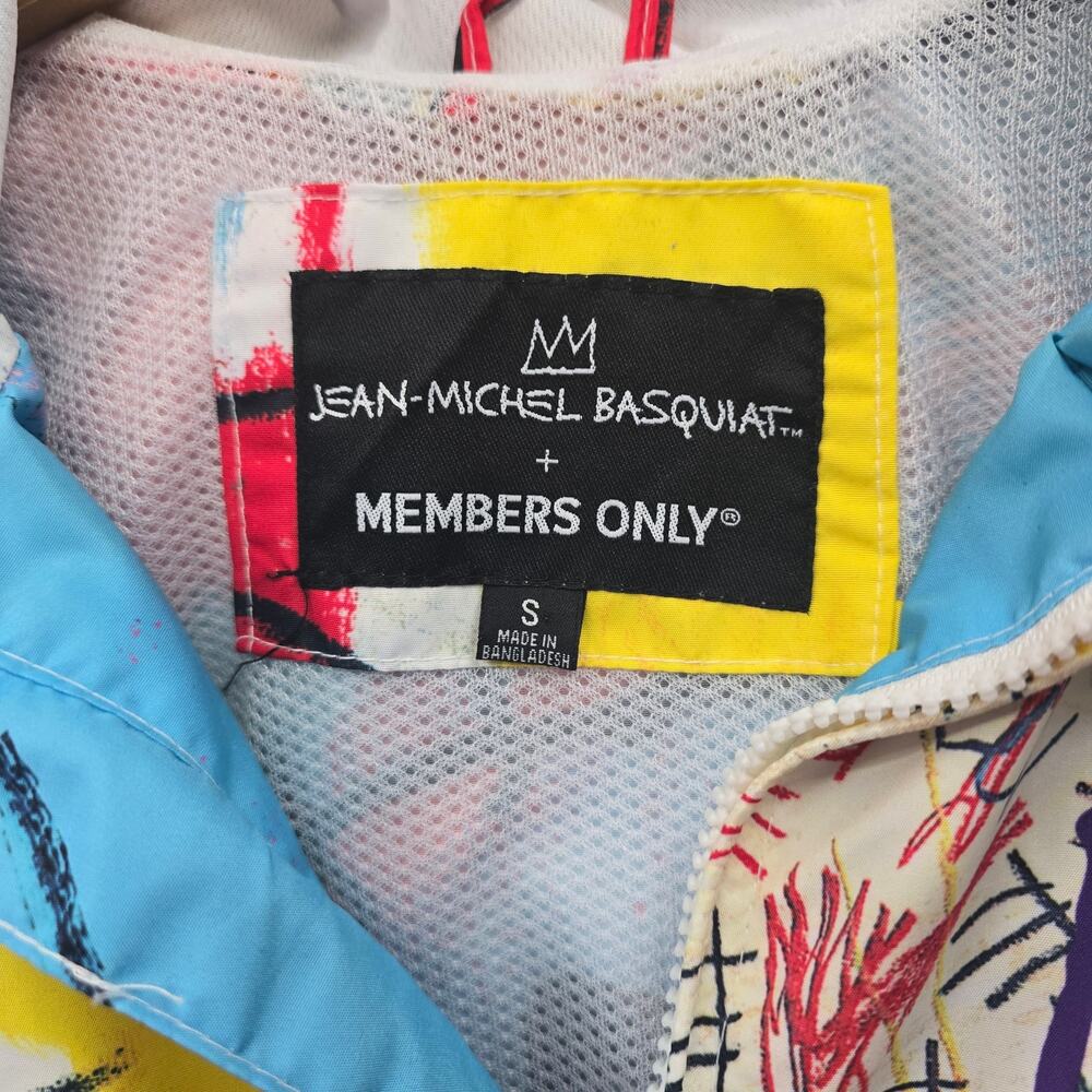 JEAN-MICHEL BASQUIAT + MEMBERS ONLY JACKET, SIZE S - Picture 4 of 6